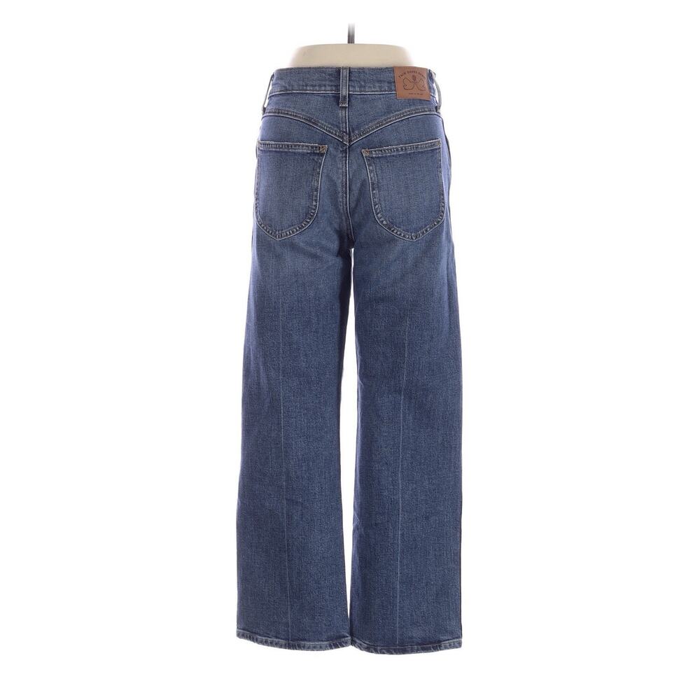 Classic High-Rise Wide Leg Jeans in Medium Blue - Picture 3 of 6